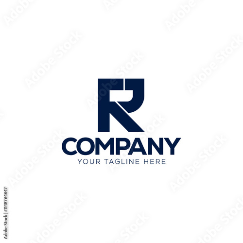 Free Download Monogram logo design of the letters RJ.  - GFXLoad