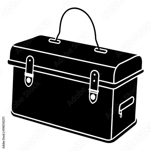 Fishing Tackle Box  vector illustration