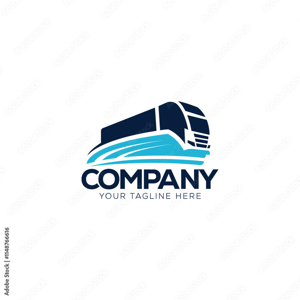 Truck logo design. Truck logo design.