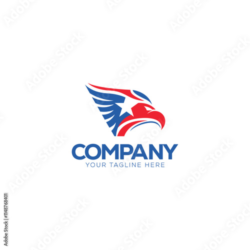 Free Download Eagle Logo Design - Hawk Logo Design - GFXLoad