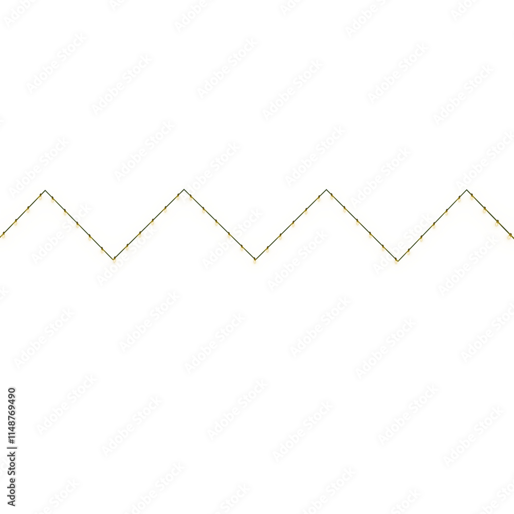 Naklejka premium light wire with white background in 3d render