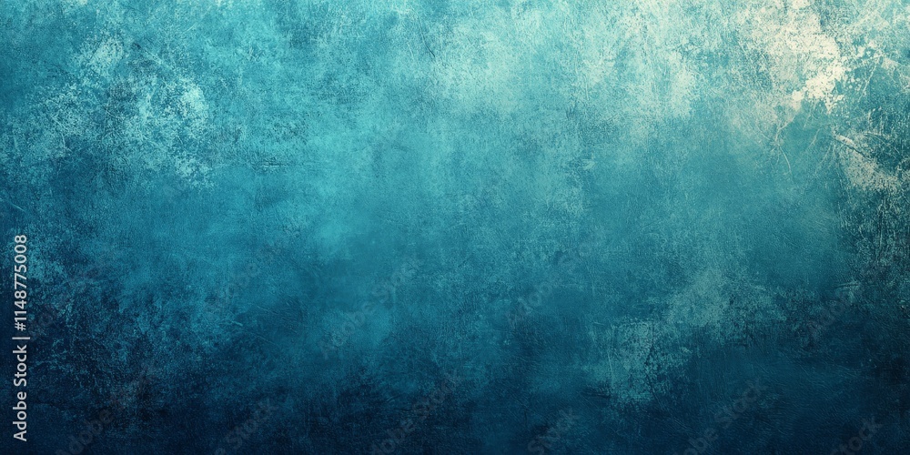 Teal blue grainy gradient background poster backdrop noise texture webpage header wide banner design, Generative AI Teal blue grainy gradient background poster backdrop noise texture webpage header wide banner design, Generative AI