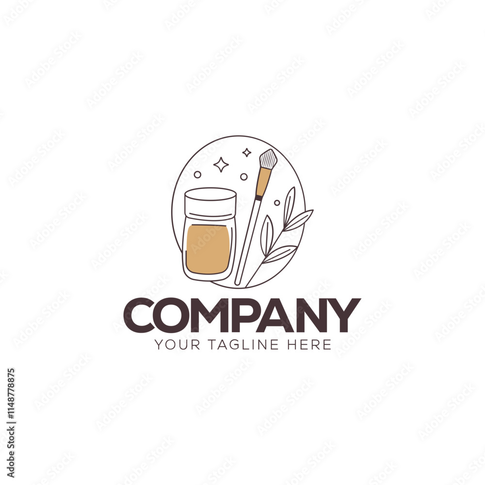 Makeup logo design. Makeup logo design.