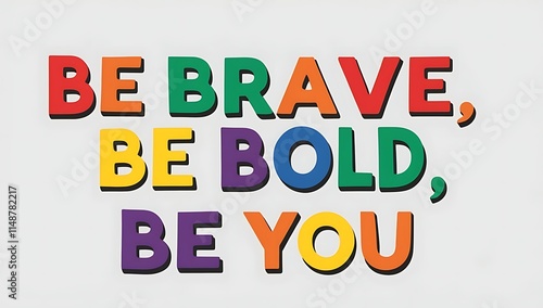 Be brave be bold be you motivational words of encouragement