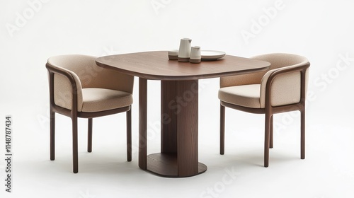 Modern Minimalist Dining Table and Chairs Set