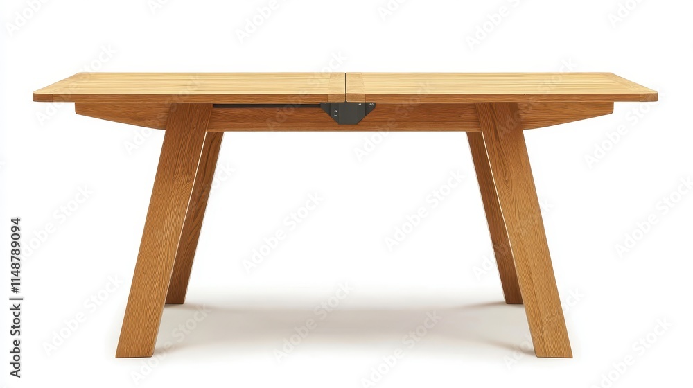 Modern Wooden Table with Clean Lines and Simple Design Modern Wooden Table with Clean Lines and Simple Design