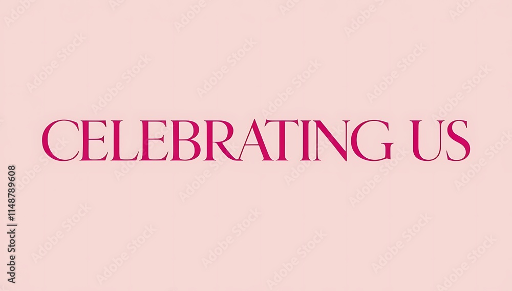 Celebrating Us A Pink Background Message Of Unity Celebrating Us A Pink Background Message Of Unity