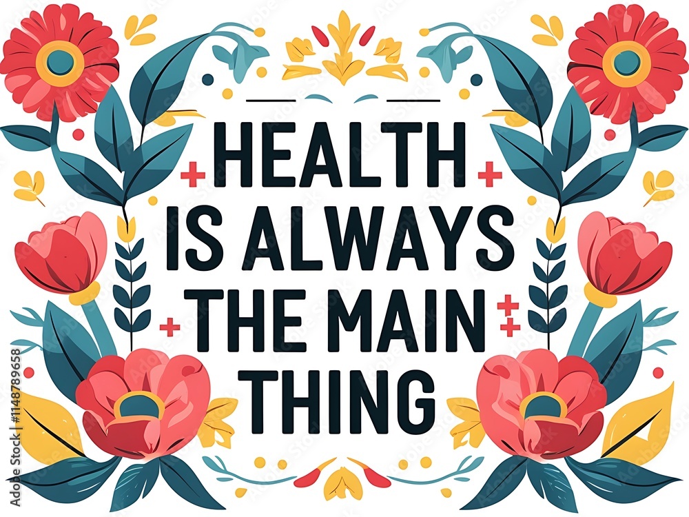 Health Is Always The Main Thing Floral Design Health Is Always The Main Thing Floral Design