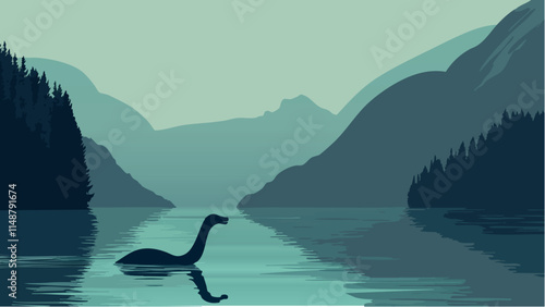 Mystery of Loch Ness- A Simple Vector Representation.eps