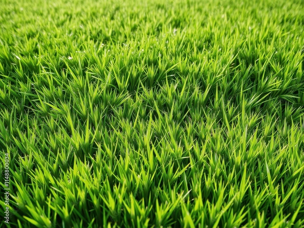 Lush green grass, perfectly manicured lawn, vibrant emerald hue, panorama, meadow, natural Lush green grass, perfectly manicured lawn, vibrant emerald hue, panorama, meadow, natural