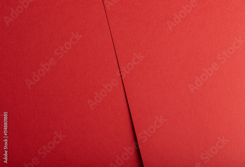 Crimson red paper texture with a matte, tactile surface and vibrant warm tones. The minimalist design combines rich, solid color with subtle lines, making it perfect for premium photo