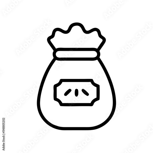 A small bag icon, symbolizing additional gear or treats