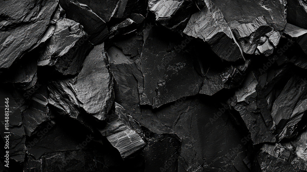 A dramatic black slate texture featuring subtle reflections and rough surface details, exuding elegance and modernity, ideal for luxury product displays. A dramatic black slate texture featuring subtle reflections and rough surface details, exuding elegance and modernity, ideal for luxury product displays.