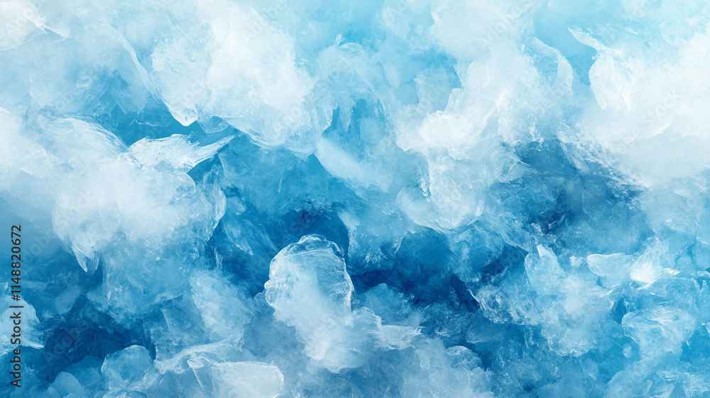 close-up image of frozen ice texture symbolizing chaos. Jagged cracks and intricate patterns depict disruption and transformation, evoking feelings of coldness, fragility, and the unpredictable nature close-up image of frozen ice texture symbolizing chaos. Jagged cracks and intricate patterns depict disruption and transformation, evoking feelings of coldness, fragility, and the unpredictable nature