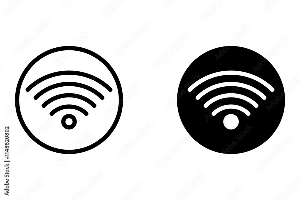 flat illustration of wifi vector icon, communication sign symbol. signal sign and symbol. Wireless icon. Wi-fi symbol set. router wireless technology. flat illustration of wifi vector icon, communication sign symbol. signal sign and symbol. Wireless icon. Wi-fi symbol set. router wireless technology.