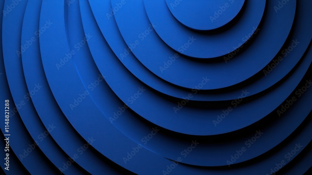 Abstract Blue Circular Design: A Captivating Visual of Concentric Rings Abstract Blue Circular Design: A Captivating Visual of Concentric Rings