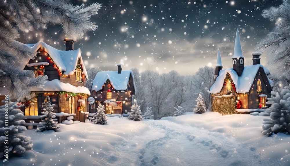 Fototapeta premium christmas background with christmas decorations, christmas background, christmas gifts