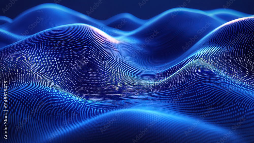 Pop Art-Inspired Fintech Concept with Blue and Linear Texture Design Pop Art-Inspired Fintech Concept with Blue and Linear Texture Design