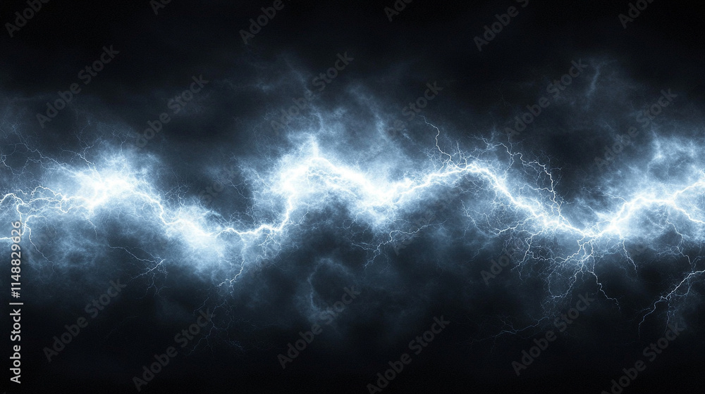 dramatic flash of lightning cuts through a dark, stormy sky, symbolizing chaos and nature's raw power, creating a striking and intense banner design for thunderstorm themes dramatic flash of lightning cuts through a dark, stormy sky, symbolizing chaos and nature's raw power, creating a striking and intense banner design for thunderstorm themes