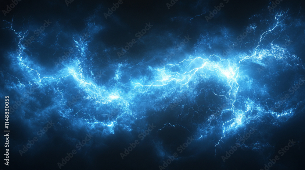 dramatic flash of lightning cuts through a dark, stormy sky, symbolizing chaos and nature's raw power, creating a striking and intense banner design for thunderstorm themes dramatic flash of lightning cuts through a dark, stormy sky, symbolizing chaos and nature's raw power, creating a striking and intense banner design for thunderstorm themes