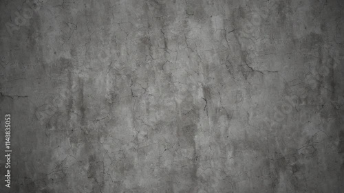 Wallpaper Mural A seamless animated texture of a weathered gray concrete wall, featuring subtle cracks, smudges, and natural surface imperfections. The grungy and realistic cement surface.  Torontodigital.ca