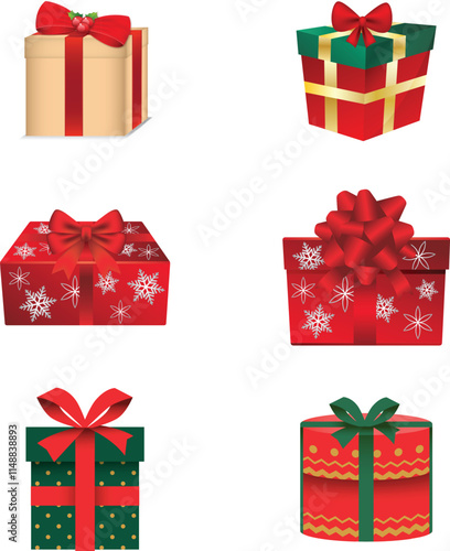 set of gift boxes