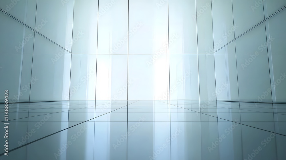 Abstract Modern Glass Room Interior Design Abstract Modern Glass Room Interior Design