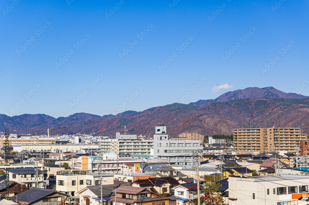 Fototapeta premium 松本市内から見る自然風景 北東