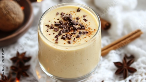 Creamy Smoothie with Chocolate and Spices