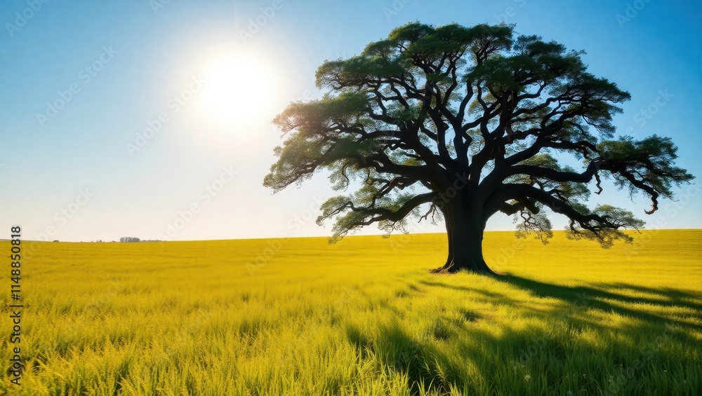 Obraz premium Tree in the sunshine