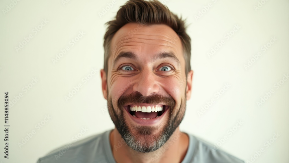 Man smiling at the camera Man smiling at the camera