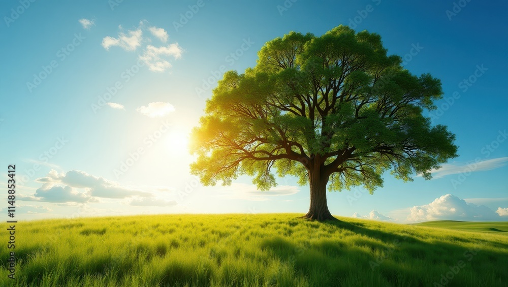 Fototapeta premium Tree in the sun