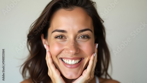 Woman smiling for the camera