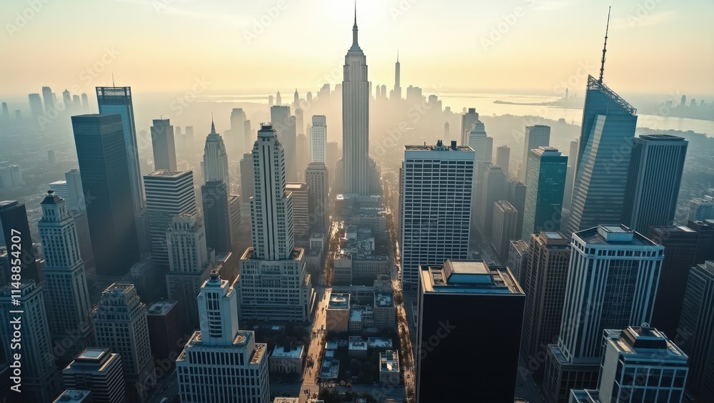 Fototapeta premium City skyline