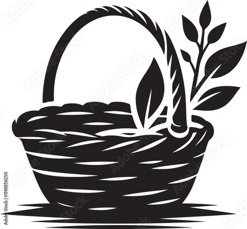 basket with vegetables