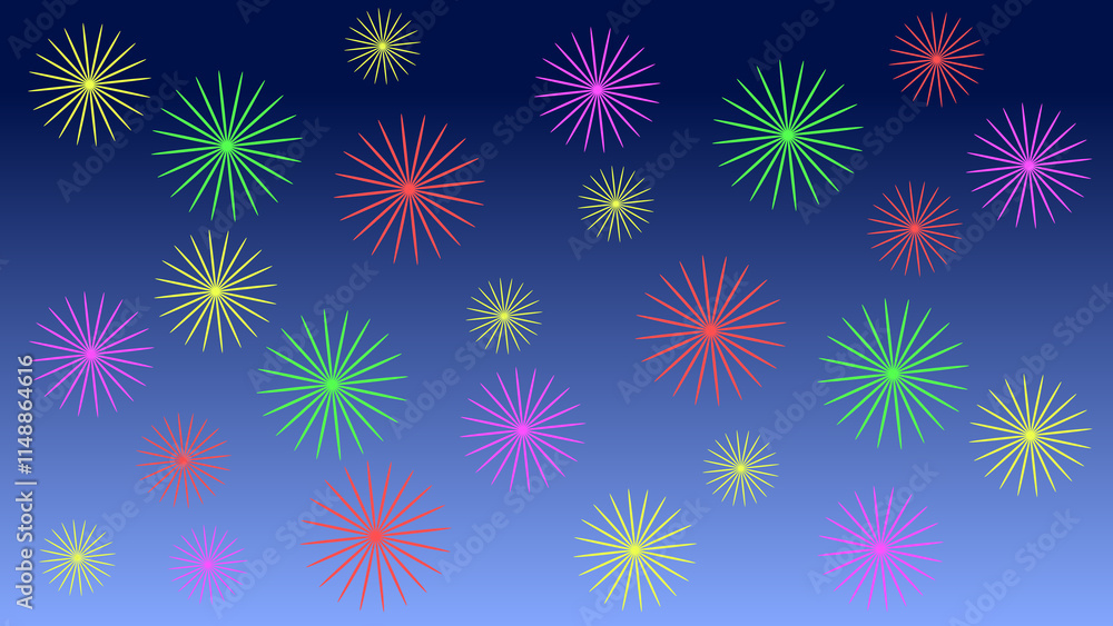 fireworks in the sky fireworks in the sky