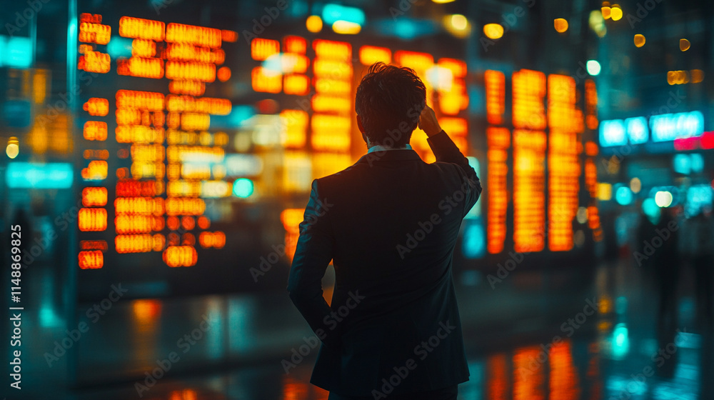 businessman seen from behind, his posture heavy with despair, facing blurred office chaos. The image symbolizes financial crisis, bankruptcy, and the emotional toll of corporate challenges businessman seen from behind, his posture heavy with despair, facing blurred office chaos. The image symbolizes financial crisis, bankruptcy, and the emotional toll of corporate challenges