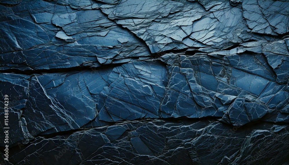 dark blue rock face backdrop