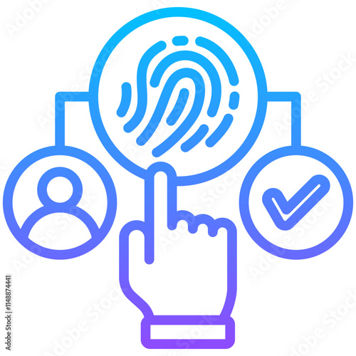 Biometric Authentication Icon