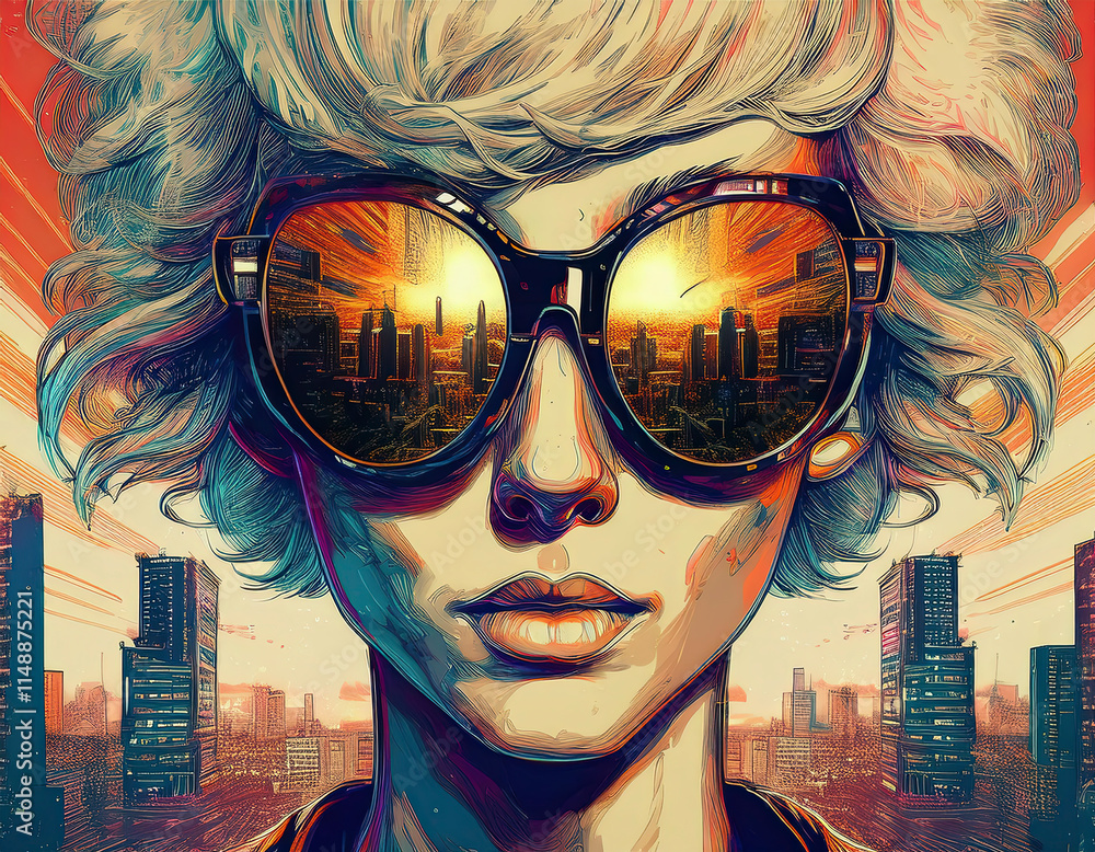 digital portrait. beautiful girl. digital illustration and manipulation digital portrait. beautiful girl. digital illustration and manipulation