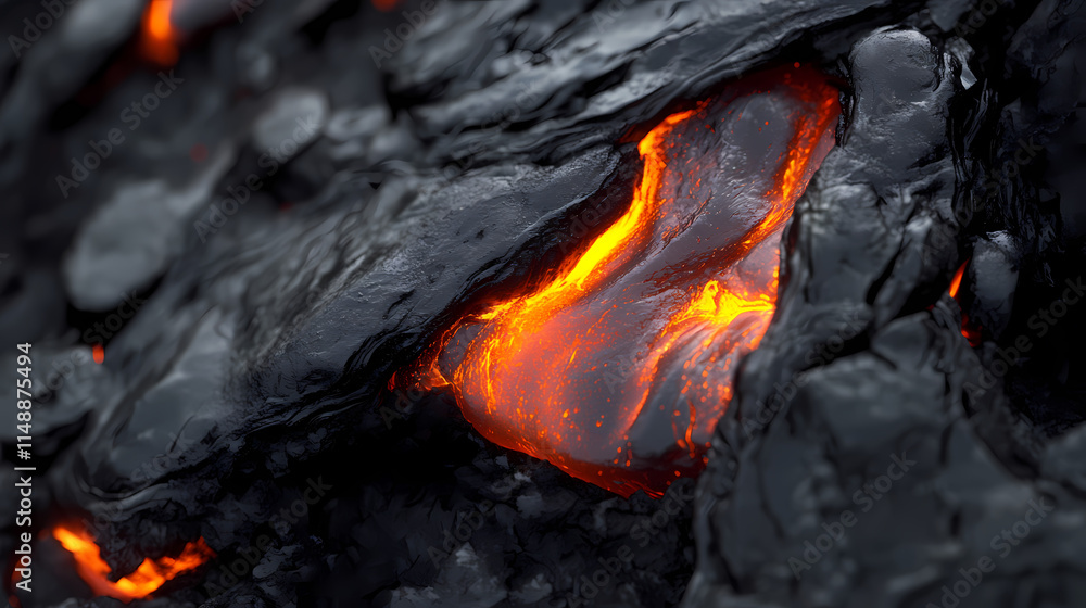 Shiny obsidian flowing formation texture resembling molten lava, lava, geology. Obsidian. Illustration Shiny obsidian flowing formation texture resembling molten lava, lava, geology. Obsidian. Illustration