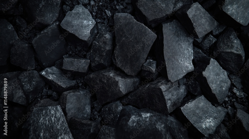 Close-up view raw coal texture. Dark and rough rocks background. Industrial material closeup. Natural energy source. Mining industry. Geology. Raw stone. Close-up view raw coal texture. Dark and rough rocks background. Industrial material closeup. Natural energy source. Mining industry. Geology. Raw stone.