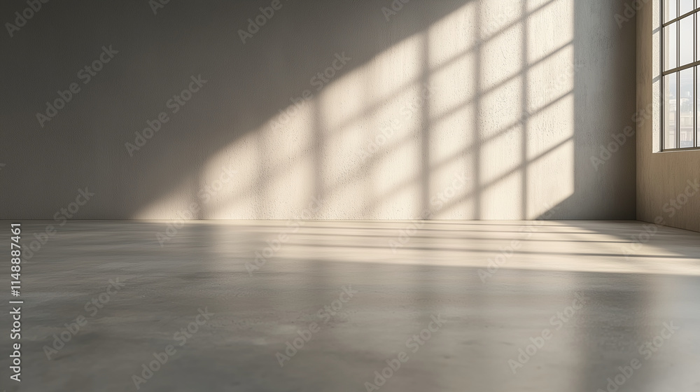 A minimalist concrete floor with subtle grain details, illuminated by soft natural light that casts gentle shadows across its surface, creating depth and texture. A minimalist concrete floor with subtle grain details, illuminated by soft natural light that casts gentle shadows across its surface, creating depth and texture.