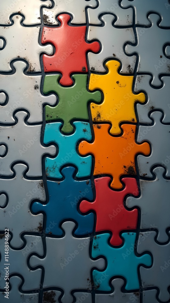 Colorful Puzzle Representation of Autism Colorful Puzzle Representation of Autism