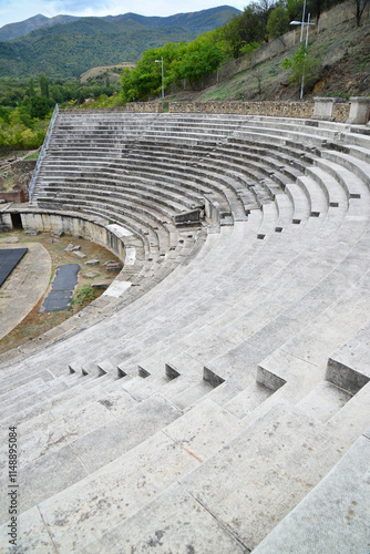 A view of the ancient city of Heraclea in Bitola, Macedonia photo