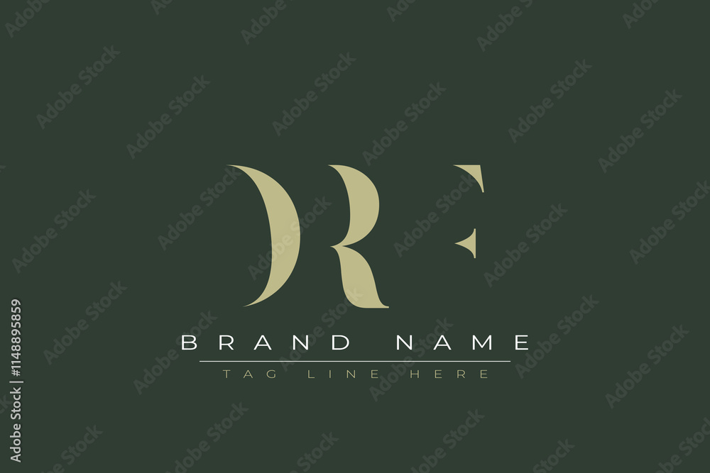 DRF abstract letter logo design. This logo is designed by three abstract letters. DRF abstract letter logo design. This logo is designed by three abstract letters.