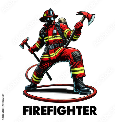 Feuerwehr Feuerwehrmann Logo Beruf Notruf photo