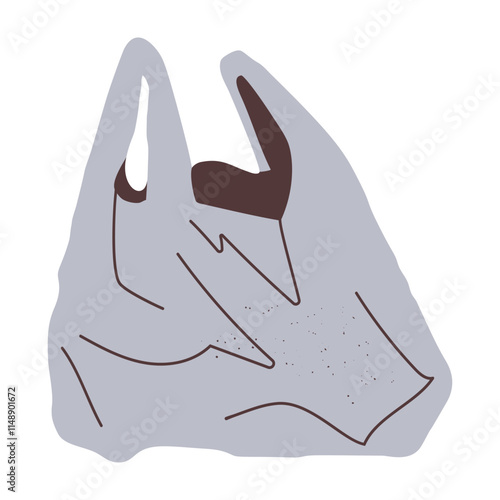 Used Plastic bag vector, International plastic bag free day related