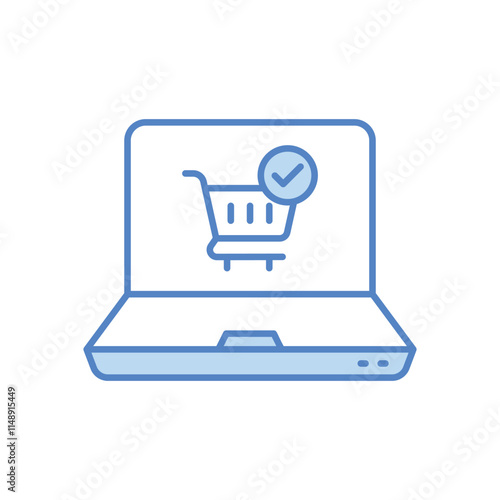 Order confirmation vector icon