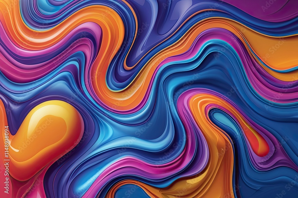 Dynamic Fluid Abstract Background for Modern Exhibits and Showcase Displays Dynamic Fluid Abstract Background for Modern Exhibits and Showcase Displays